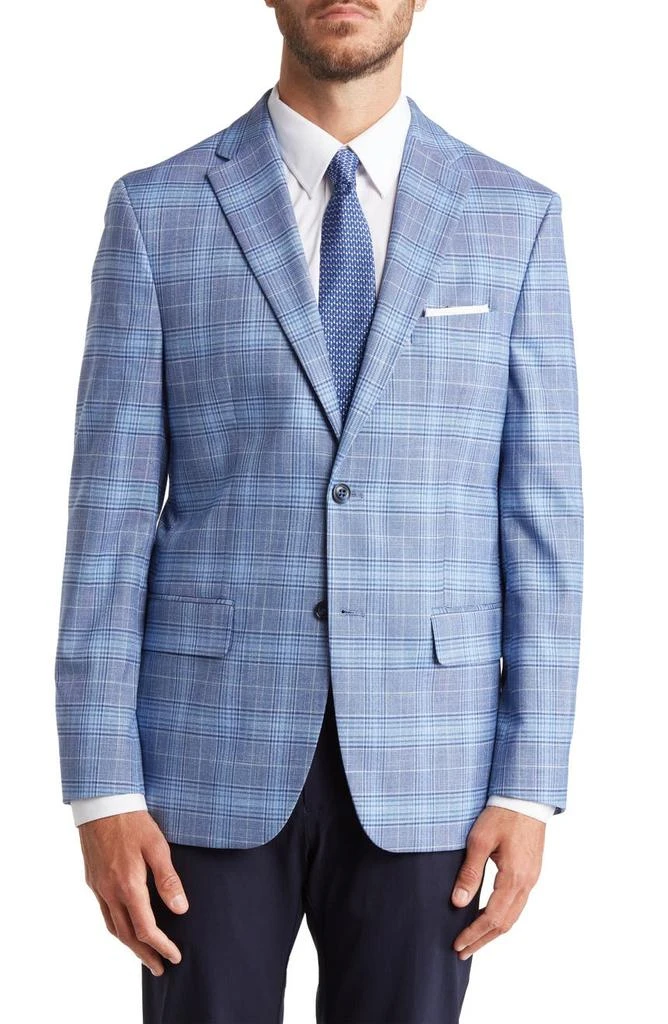 商品Tommy Hilfiger|Recycled Polyester Blend Plaid Sport Coat,价格¥702,第1张图片