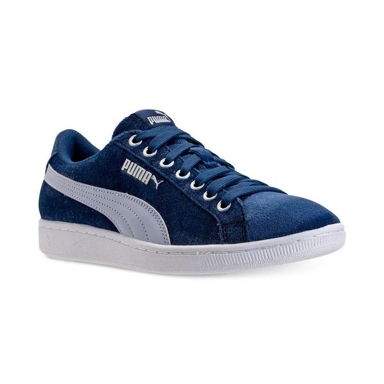 商品Puma|Women's Vikky Velvet Rope Casual Sneakers from Finish Line,价格¥259,第1张图片