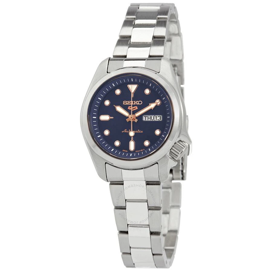 商品Seiko|5 Sports Automatic Blue Dial Ladies Watch SRE003K1,价格¥1600,第1张图片