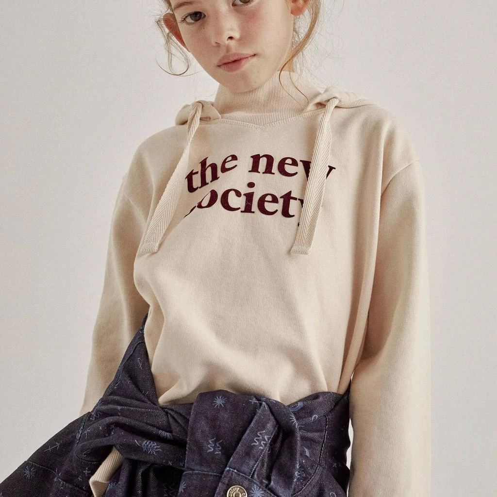 商品The Hut|The New Society Girls' Logo-Detailed Cotton Hoodie,价格¥306,第2张图片详细描述