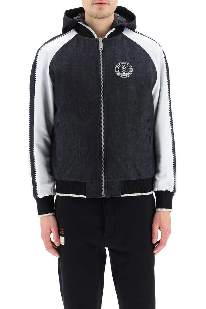 商品Evisu|Evisu dragon duo embroidery bomber jacket,价格¥2704,第2张图片详细描述