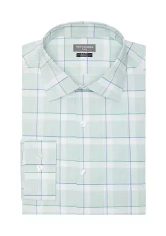 商品Van Heusen|Heusen Mens Flex Wrinkle Free Stretch Collar Dress Shirt,价格¥124,第1张图片