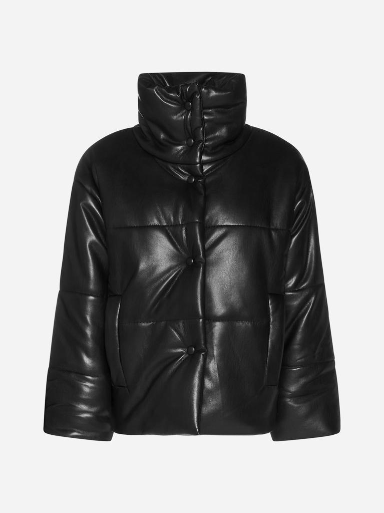 Hide vegan leather down jacket商品第1张图片规格展示