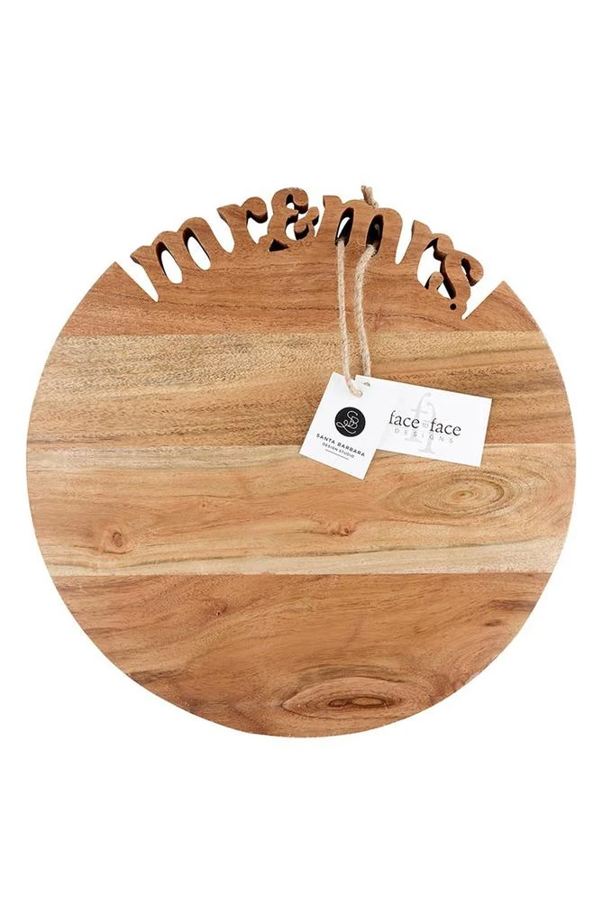 商品CREATIVE BRANDS|Mr & Mrs Wood Serving Tray,价格¥231,第4张图片详细描述