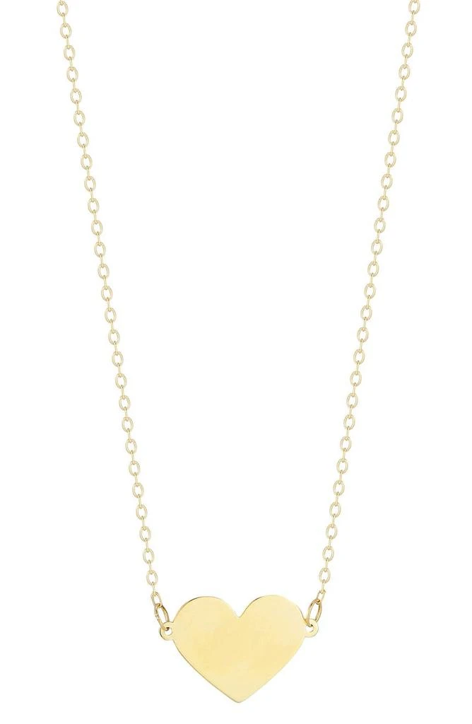 商品Ember Fine Jewelry|14K Yellow Gold Heart Pendant Necklace,价格¥2127,第1张图片