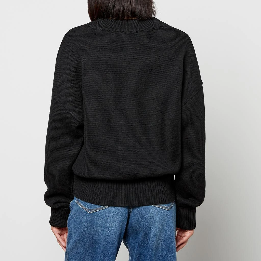 商品AMI|AMI de Coeur Logo-Intarsia Wool Cardigan,价格¥3973,第2张图片详细描述