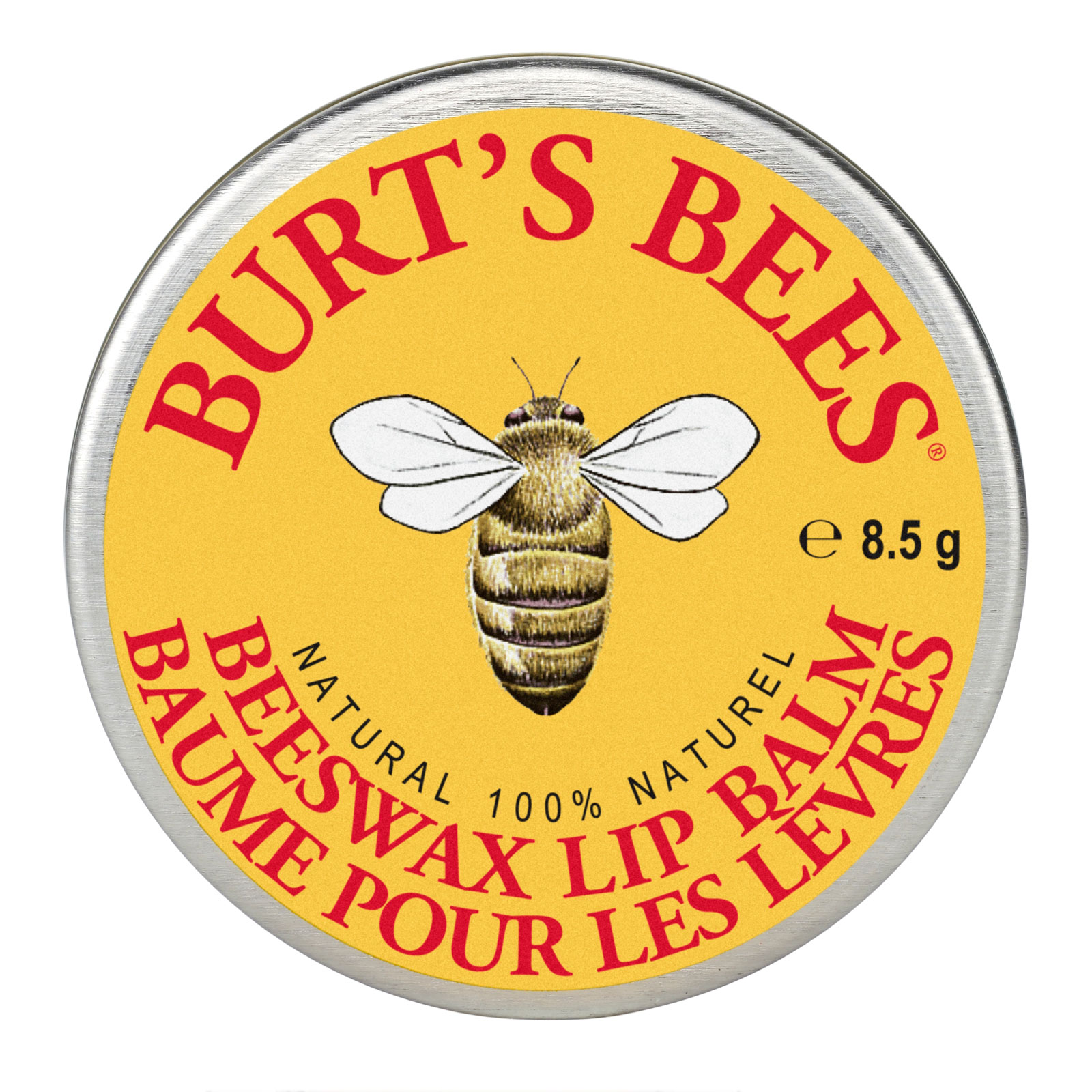 Burt's Bees 小蜜蜂 蜂蜡润唇膏 铁盒装 8.5g商品第1张图片规格展示