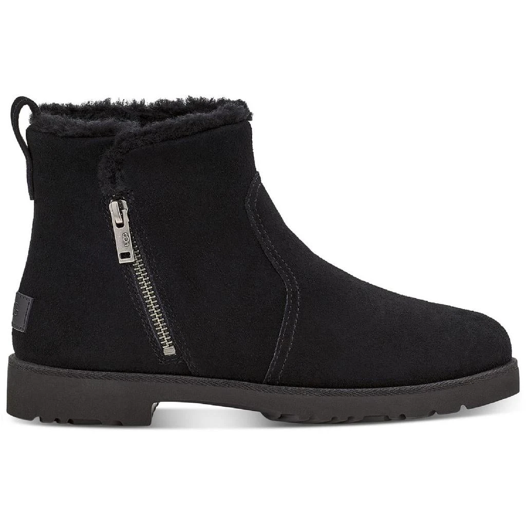 商品UGG|Romely Zip Womens Suede Cold Weather Shearling Boots,价格¥826,第3张图片详细描述