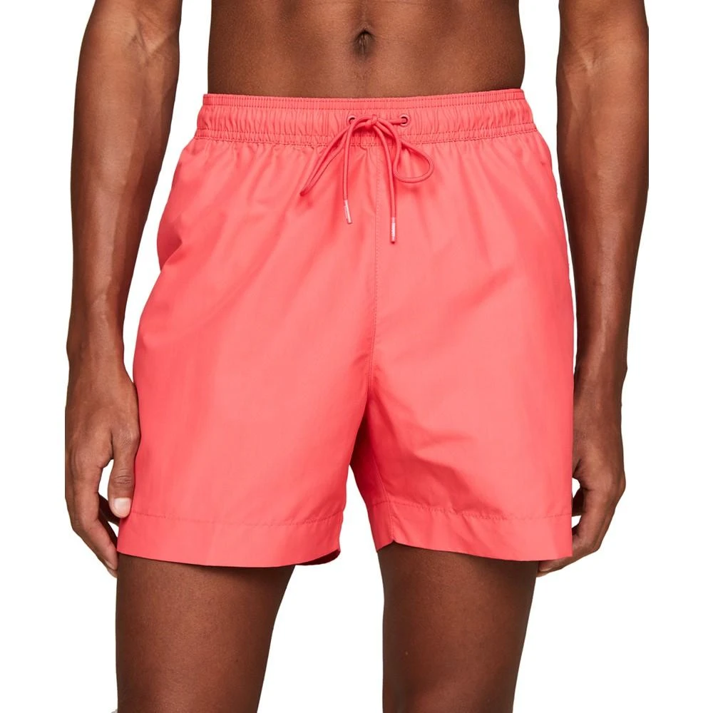 商品Tommy Hilfiger|Men's Drawstring Logo 7" Swim Trunks,价格¥136,第1张图片