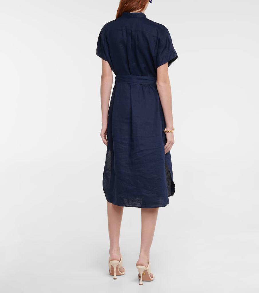 商品Ralph Lauren|亚麻中长连衣裙,价格¥1574,第5张图片详细描述