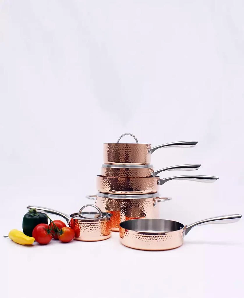 商品BergHOFF|Vintage Collection 10 Piece Polished Copper Cookware Set,价格¥6562,第1张图片