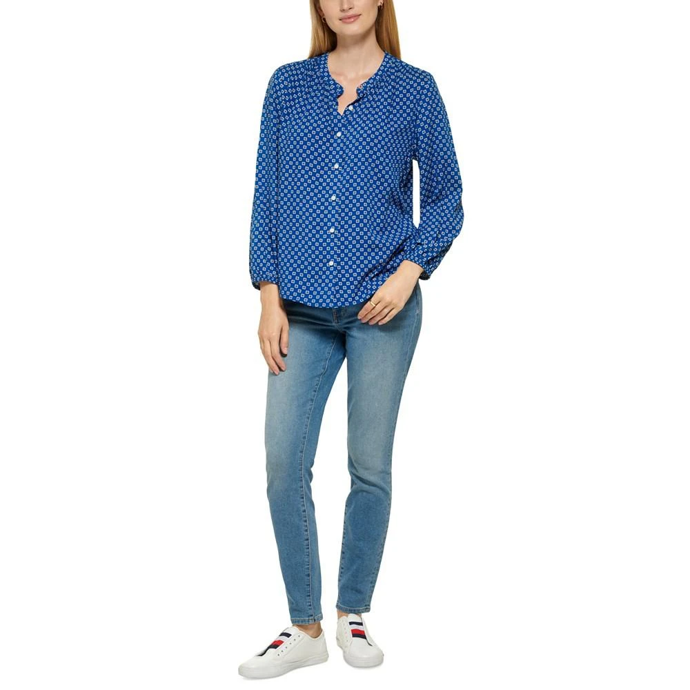 商品Tommy Hilfiger|Women's Long Sleeve Poet Blouse,价格¥312,第4张图片详细描述