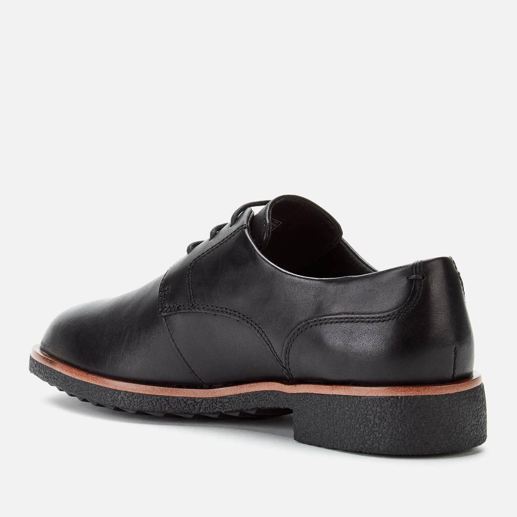 Clarks Women's Griffin Lane Leather Derby Shoes - Black商品第2张图片规格展示