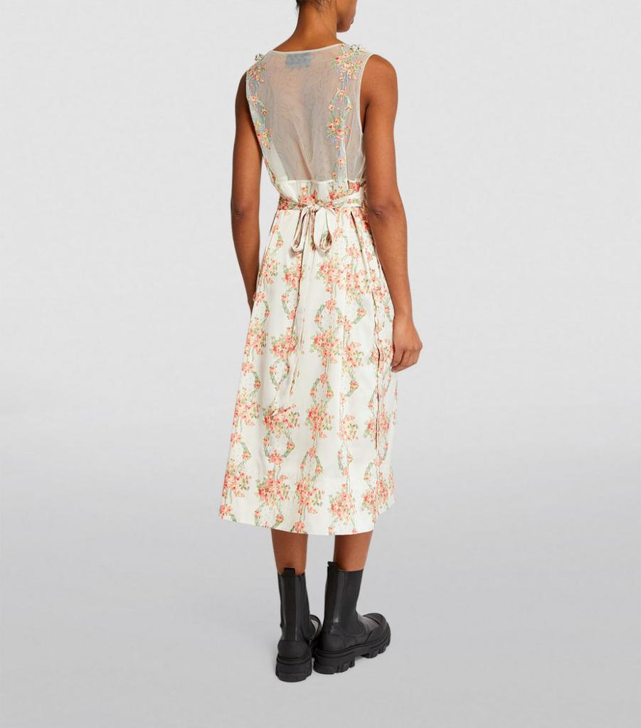 商品Simone Rocha|Floral Sheer-Top Dress,价格¥10095,第6张图片详细描述