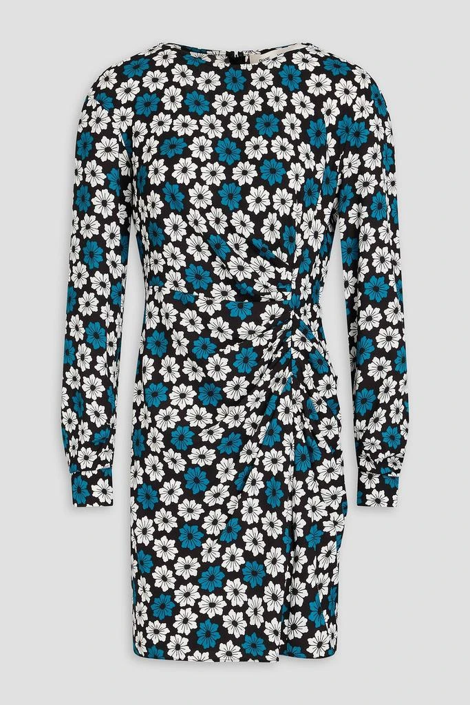 商品Diane von Furstenberg|Coraline ruched floral-print crepe mini dress,价格¥797,第1张图片