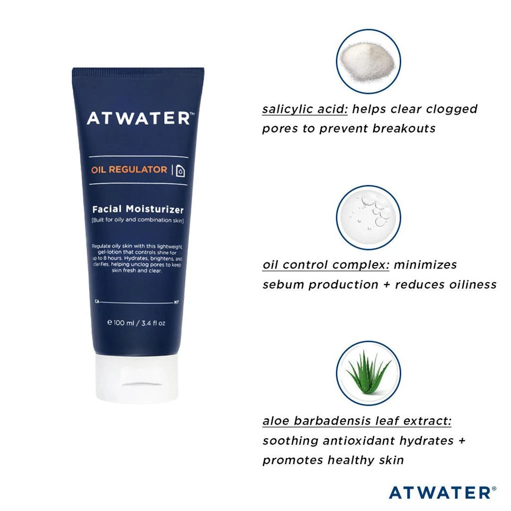 商品Atwater|Oil Regulator Facial Moisturizer,价格¥279,第4张图片详细描述