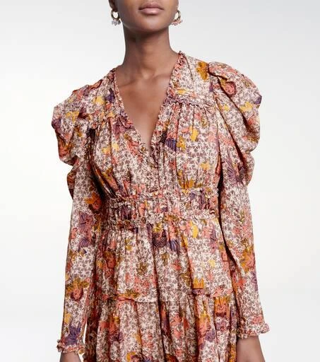 商品Ulla Johnson|Julie floral cotton-blend minidress,价格¥4018,第4张图片详细描述