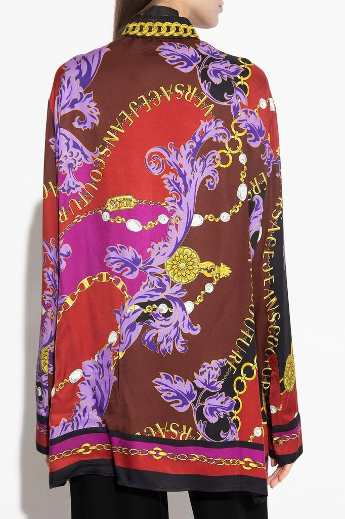 商品Versace|Versace Jeans Couture Chain Couture Print Long-Sleeved Shirt,价格¥3402,第3张图片详细描述
