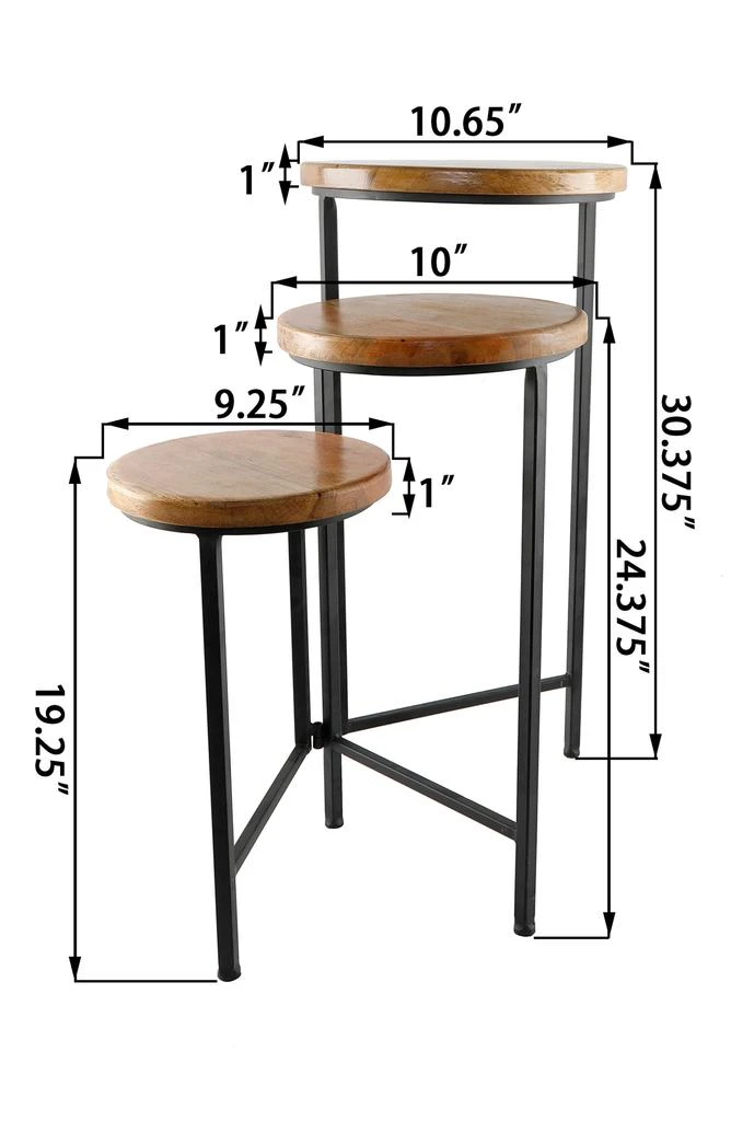 商品FLORA BUNDA|3 Tier Plant Stand,价格¥1821,第3张图片详细描述