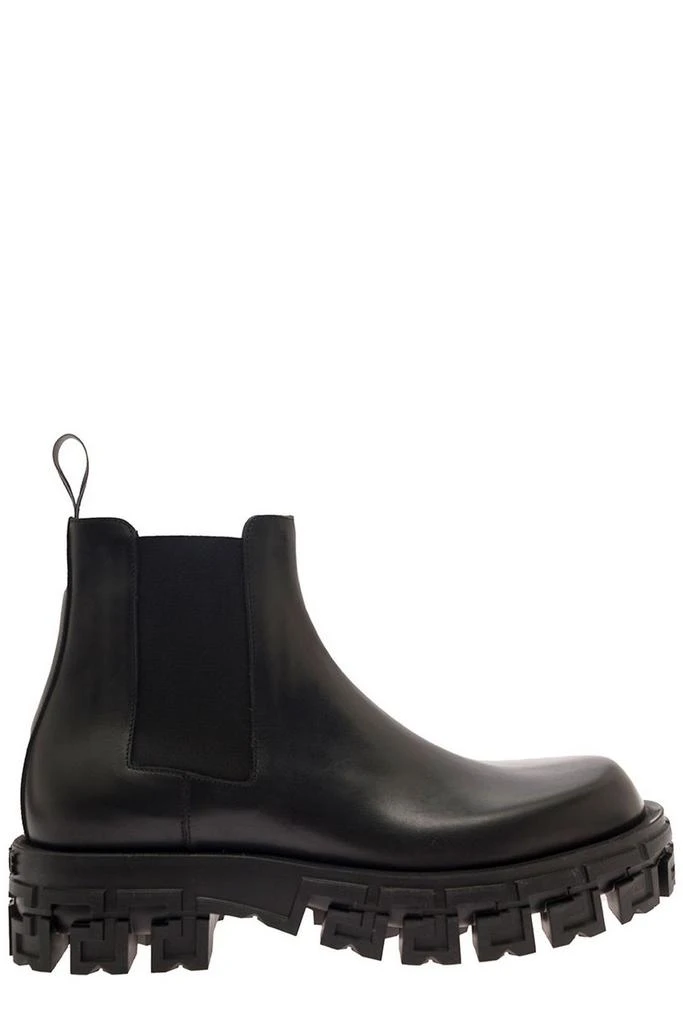 商品Versace|Versace Round Toe Ankle Boots,价格¥3428,第1张图片