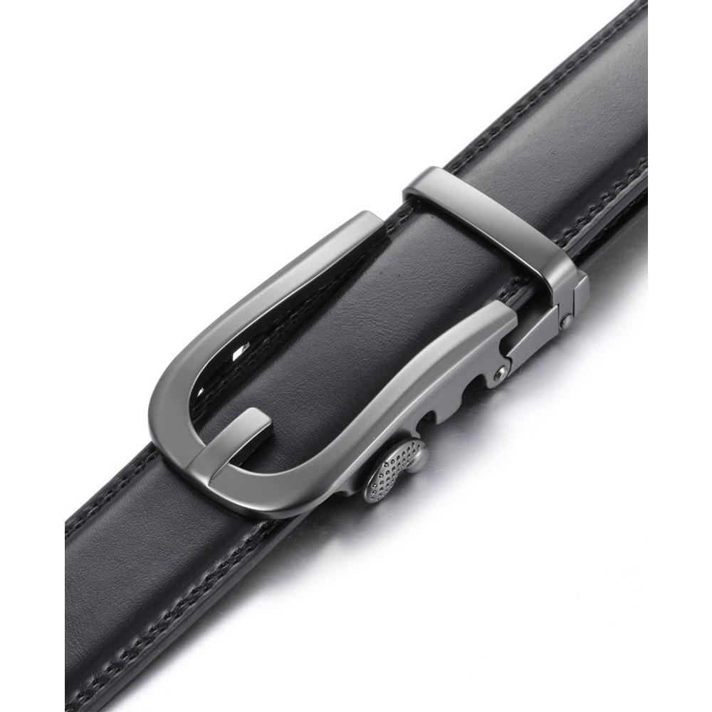Men's Dapper Leather Ratchet Belts商品第5张图片规格展示