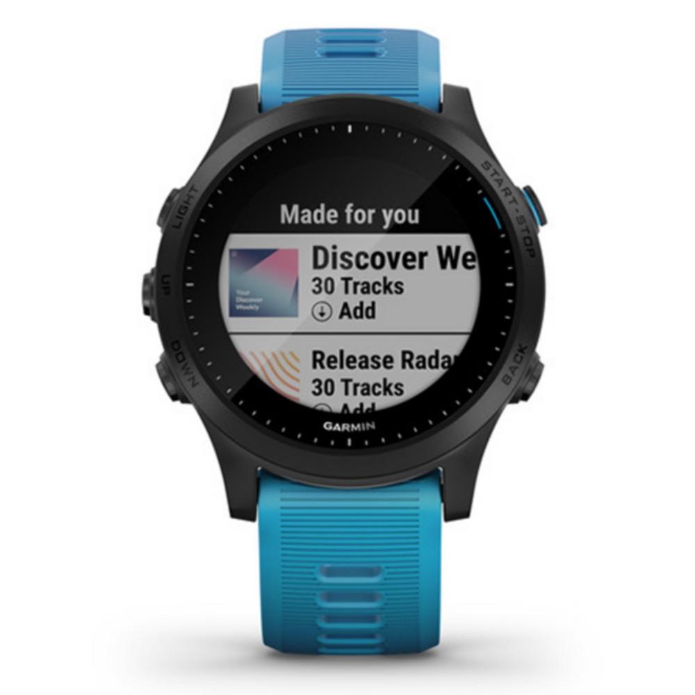 Unisex Forerunner 945 Blue Silicone Strap Touchscreen Smart Watch 47mm Gift Set商品第6张图片规格展示