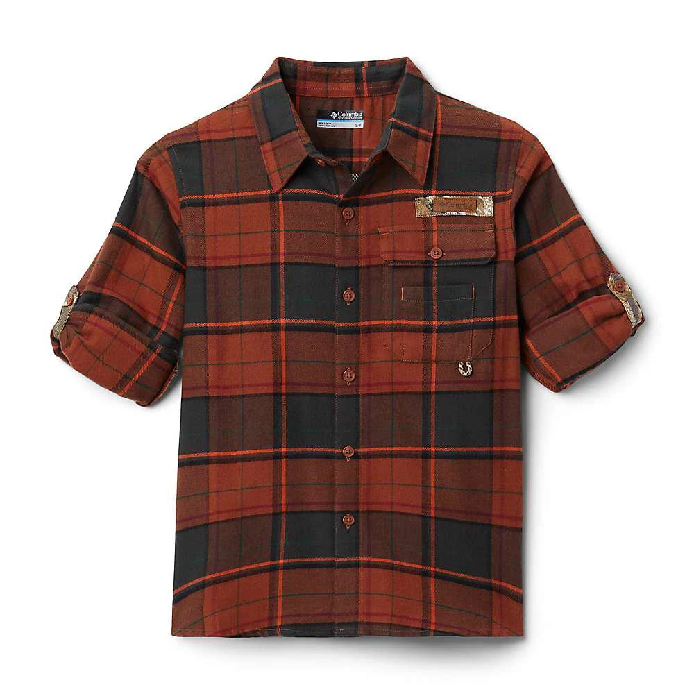 商品Columbia|Columbia Boys' PHG Roughtail Field Flannel Shirt,价格¥239,第3张图片详细描述