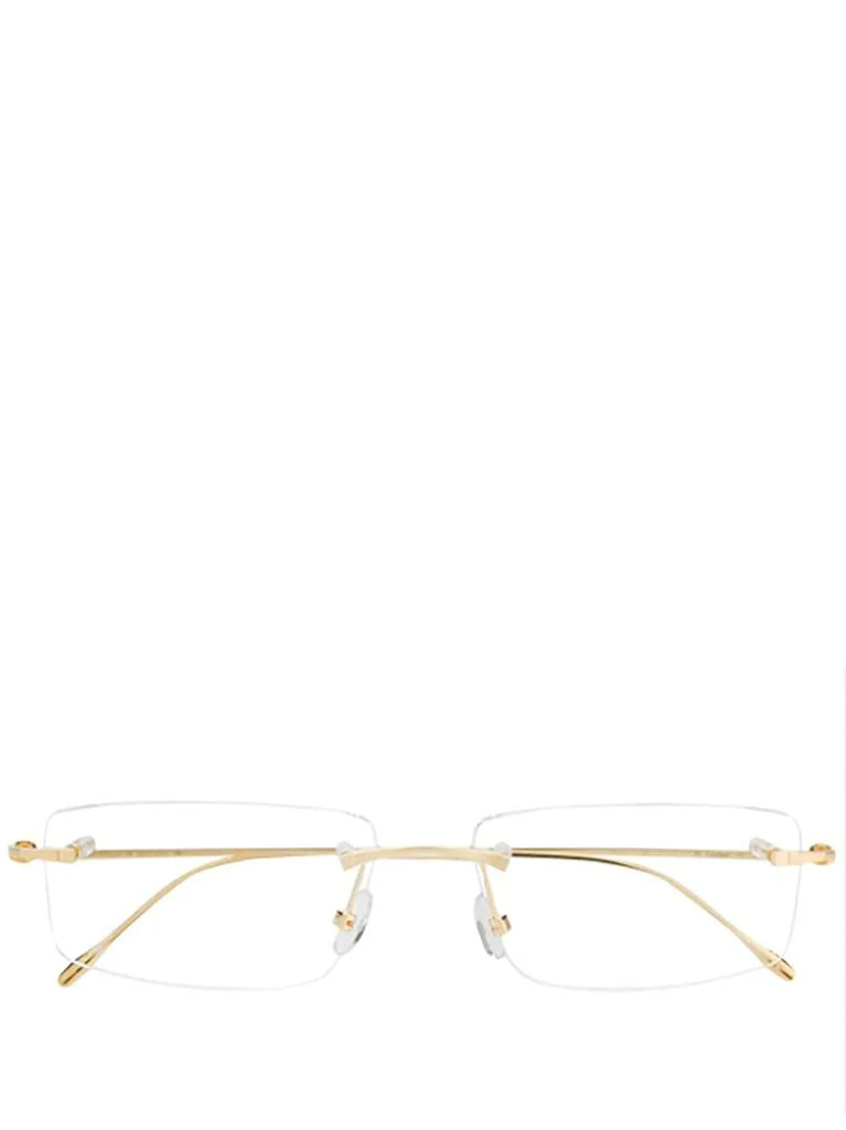 商品Cartier|Cartier Rimless Rectangular Frame Glasses,价格¥30164,第1张图片