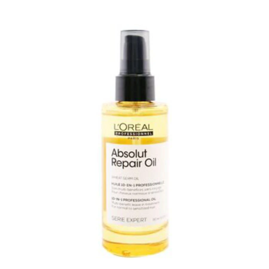 商品L'Oreal Paris|Professionnel Serie Expert Absolut Repair Wheat Oil 10-In-1 Professional Oil 3.04 oz Hair Care 3474636977369,价格¥316,第1张图片