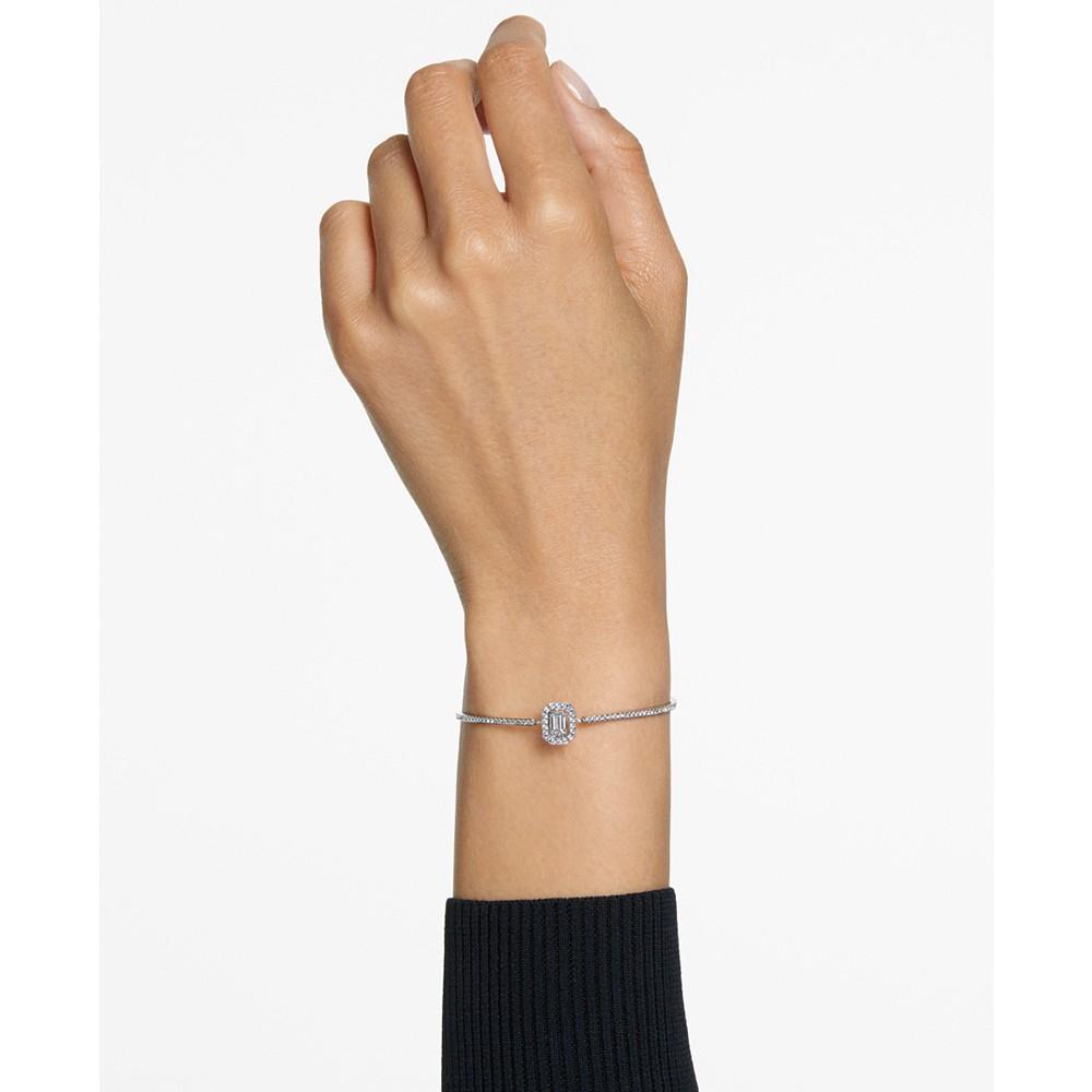 商品Swarovski|Silver-Tone Millenia Crystal Bangle Bracelet,价格¥1218,第6张图片详细描述