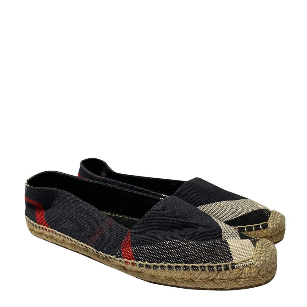 商品[二手商品] Burberry|Burberry Navy Blue Nova Check Canvas Espadrilles Size EU 40,价格¥3495,第3张图片详细描述