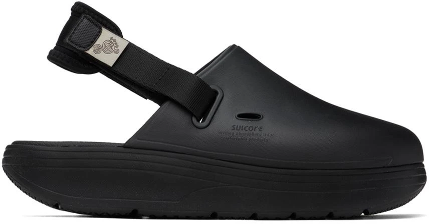 商品Suicoke|Black Cappo Loafers,价格¥954,第1张图片