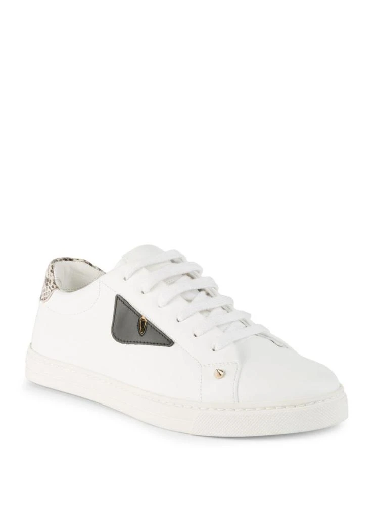 商品Fendi|Fendi - Textured Leather Sneakers,价格¥3425,第1张图片