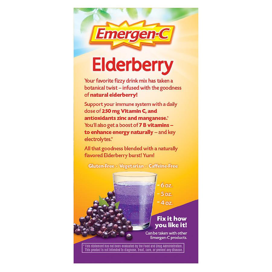 Fizzy Drink Mix Immune Support Elderberry商品第2张图片规格展示