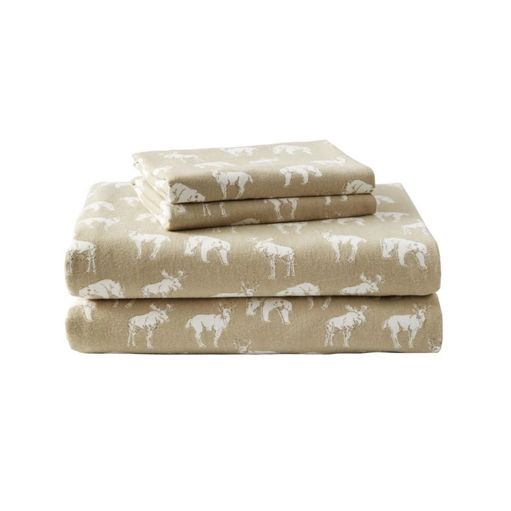 商品Eddie Bauer|Ski Patrol Cotton Flannel 3-Piece Sheet Set,价格¥564,第1张图片
