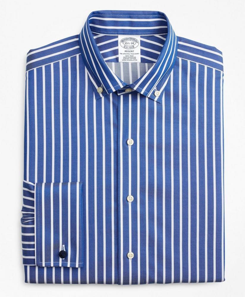 Regent Regular-Fit Dress Shirt, Non-Iron Bengal Stripe商品第4张图片规格展示