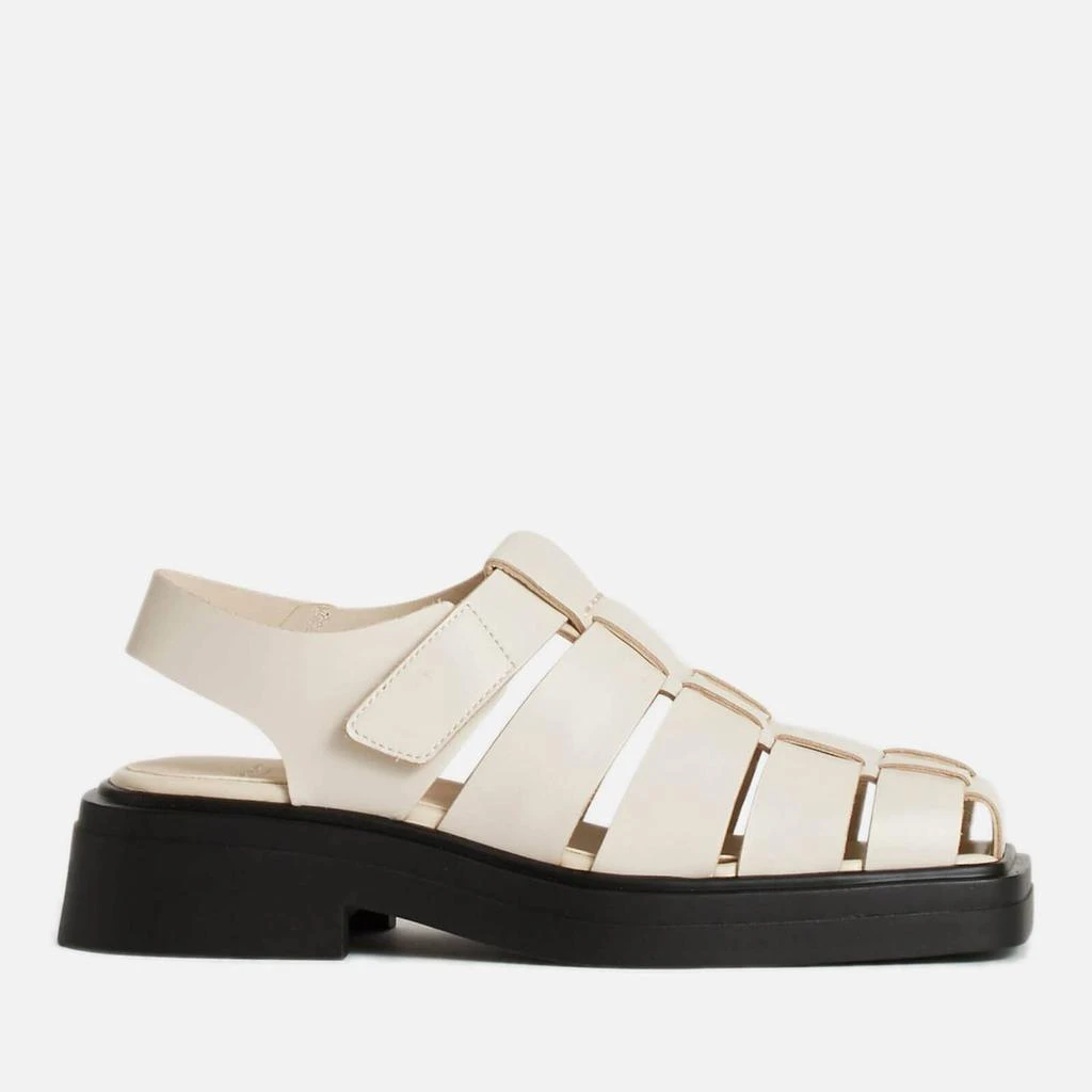 商品Vagabond|Vagabond Women's Eyra Leather Fisherman Sandals - Off White,价格¥579,第1张图片