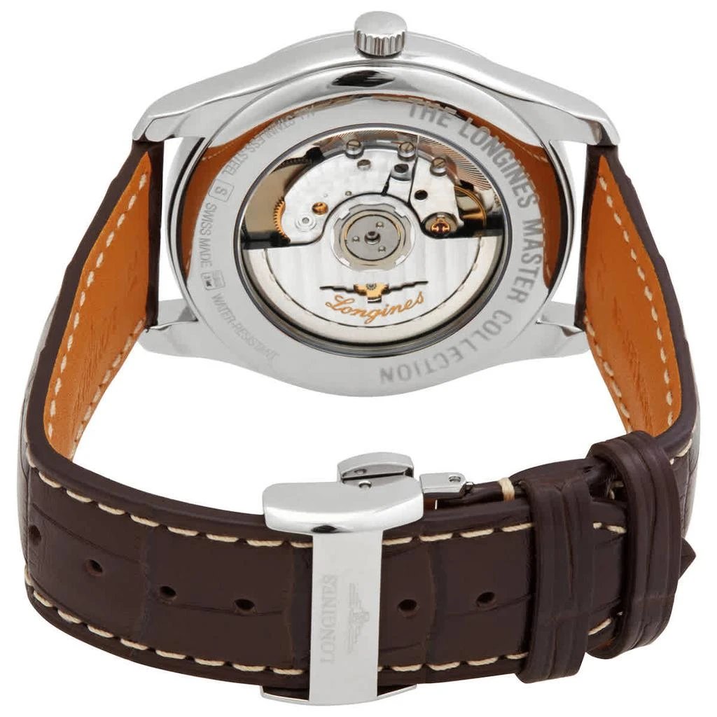 商品Longines|Master Automatic Chronometer Diamond Silver Dial Men's Watch L2.910.4.77.3,价格¥14111,第3张图片详细描述