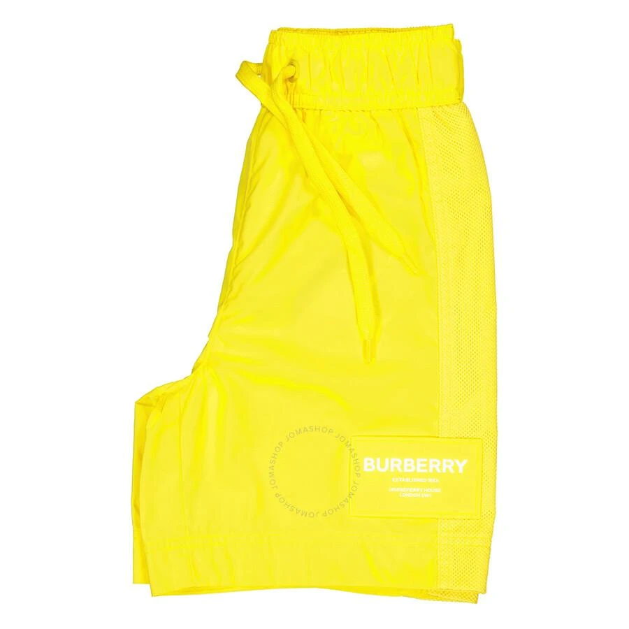 商品Burberry|Boys Acid Yellow Horseferry Motif Swim Shorts,价格¥670,第3张图片详细描述