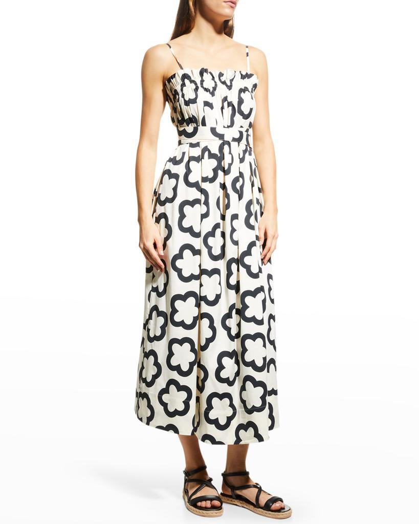 商品Tory Burch|Ruffle Top Midi Dress,价格¥3565,第5张图片详细描述