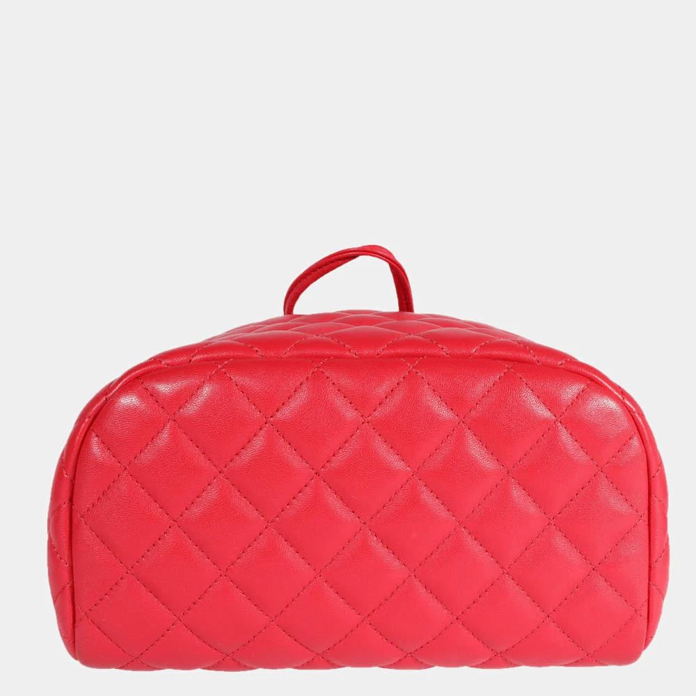商品[二手商品] Chanel|Chanel Red Lambskin Leather Small Urban Spirit Backpack,价格¥32533,第4张图片详细描述