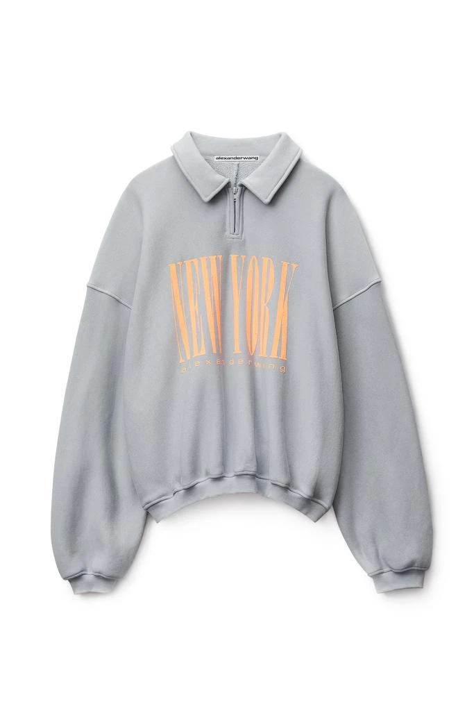 商品Alexander Wang|NY PUFF GRAPHIC SWEATSHIRT IN TERRY,价格¥1688,第1张图片