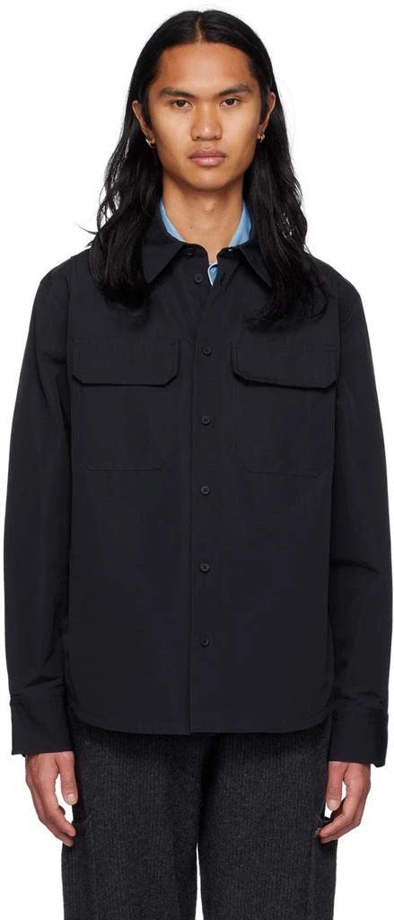 商品Helmut Lang|Navy Utility Shirt,价格¥1313,第1张图片