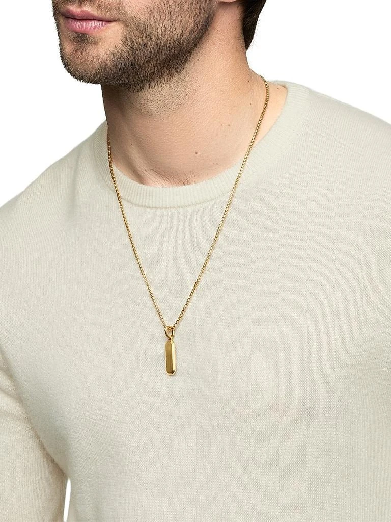 商品David Yurman|Streamline Amulet in 18K Yellow Gold, 39MM,价格¥19226,第2张图片详细描述