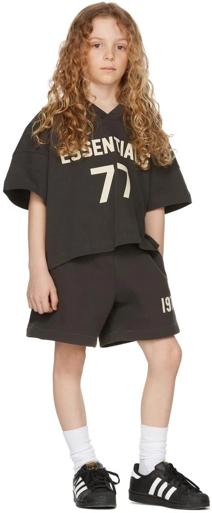 商品Essentials|Kids Black Fleece '1977' Shorts,价格¥328,第1张图片