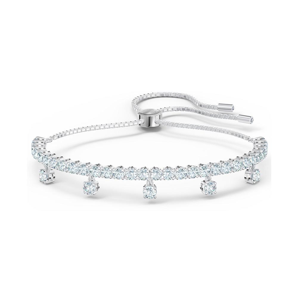 商品Swarovski|Silver-Tone Crystal Slider Bracelet,价格¥1100,第1张图片