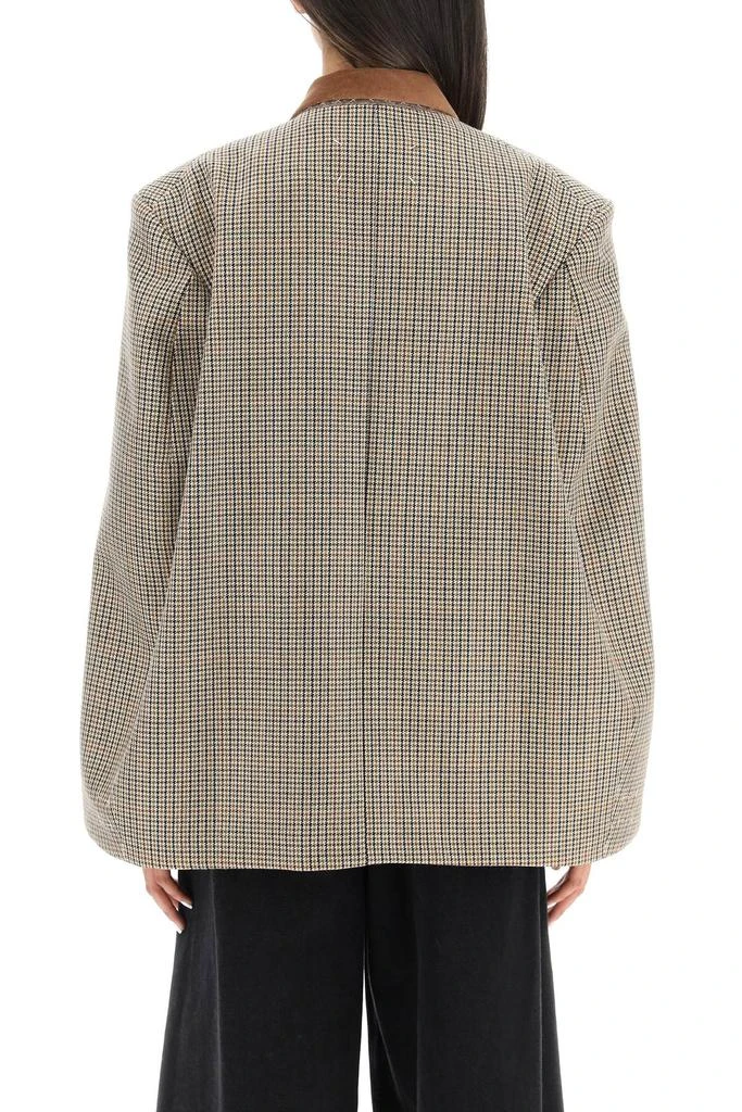 商品MAISON MARGIELA|Maison margiela houndstooth cape-jacket,价格¥7043,第3张图片详细描述