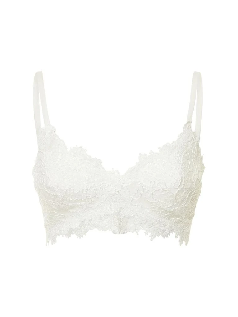 商品ERMANNO|Cotton Blend Lace Bra Top,价格¥3718,第1张图片