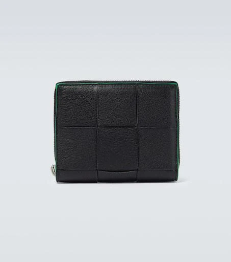 商品Bottega Veneta|Intreccio编织皮革钱包,价格¥7546,第1张图片
