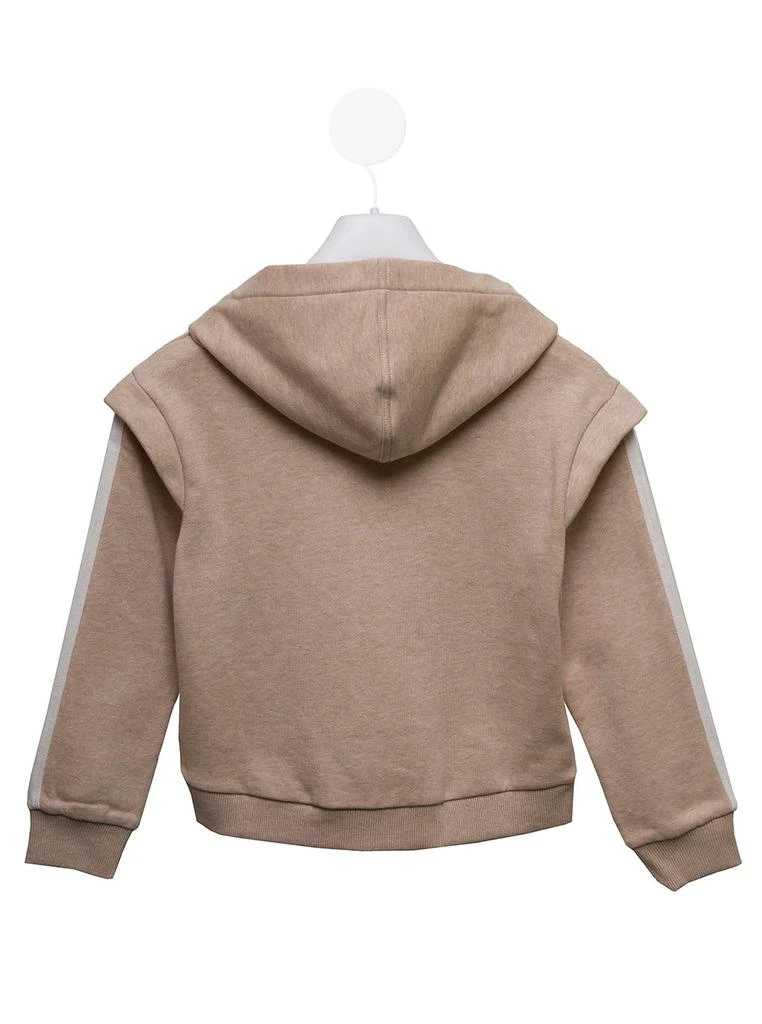 商品Chloé|Chloé Kids Baby Girls Beige Hooded Sweatshirt,价格¥1008,第2张图片详细描述